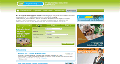 Desktop Screenshot of cotedumobilhome.com